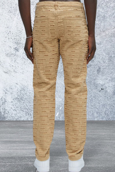 Men's Slim Fit Stretch Khaki Jeans