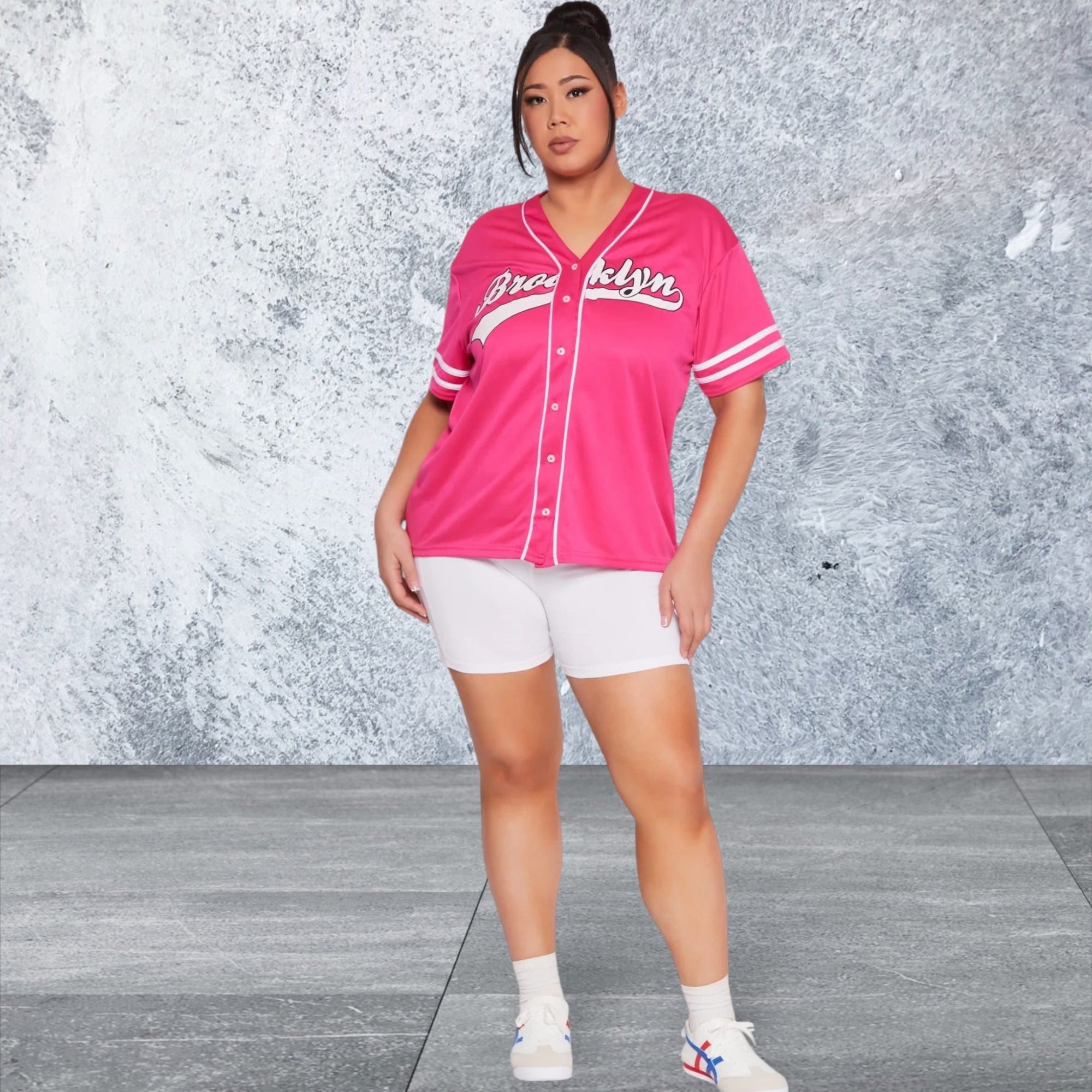 Women's Plus Size Short Sleeve Jersey