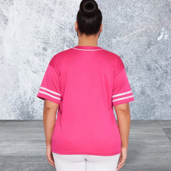 Women's Plus Size Short Sleeve Jersey
