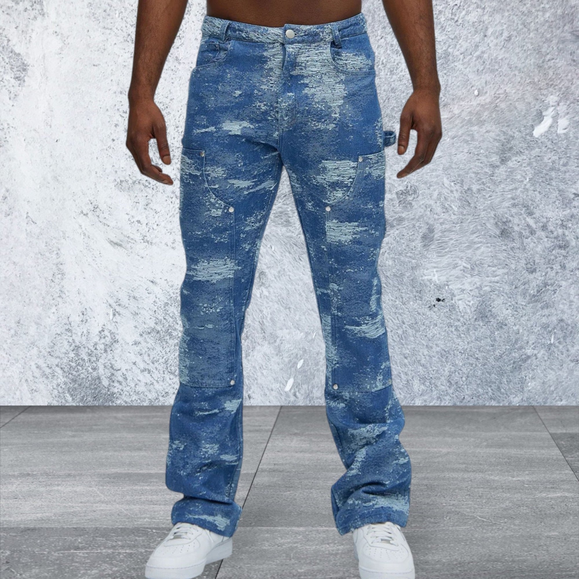 Men's Slim Flare Carpenter Jeans