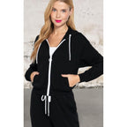 Fleece Juniors French Terry Jacket Long Sleeve Hoodie