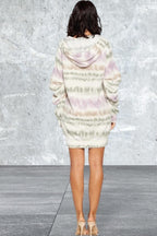Longsleeve Print Sweater Dress