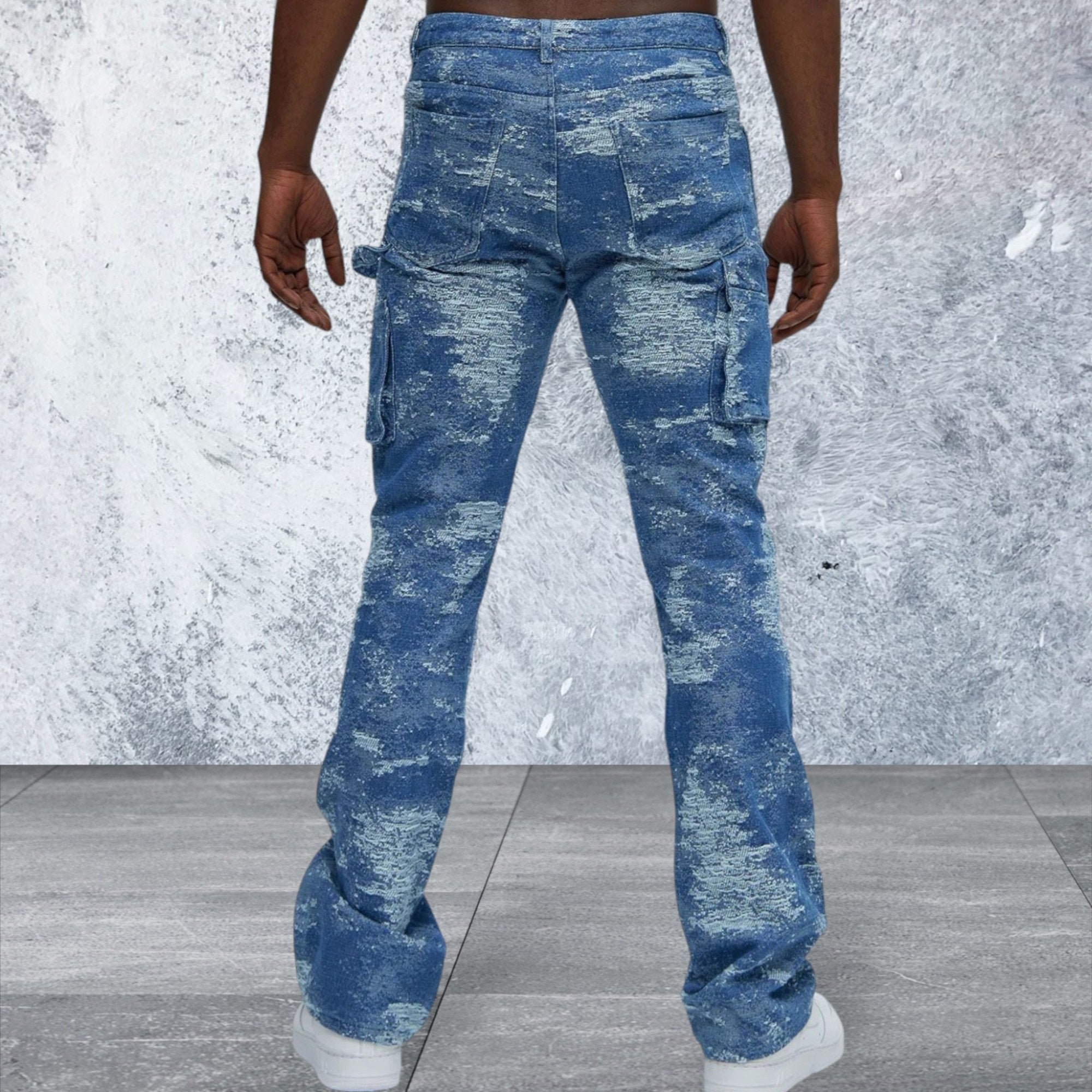 Men's Slim Flare Carpenter Jeans