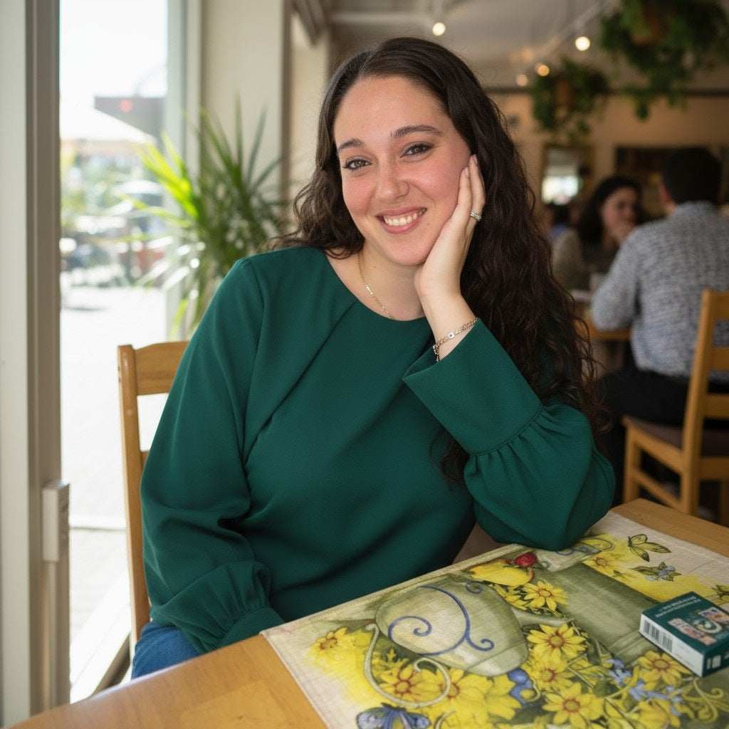 Long Sleeve Top With Back Neck Tie