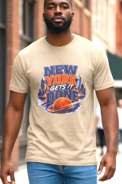 Short Sleeve New York Gets It Done Oversized Heavyweight T-Shirt