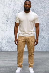 Men's Slim Fit Stretch Khaki Jeans