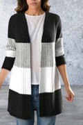 Open Front Long Sleeve Cardigan