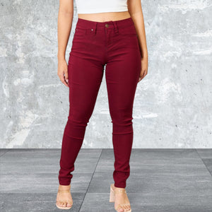 Women's Skinny Slightly Stretch Jeans With Pockets