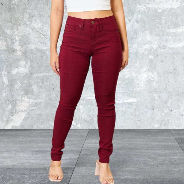 Women's Skinny Slightly Stretch Jeans With Pockets