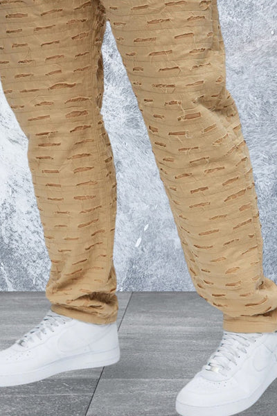 Men's Slim Fit Stretch Khaki Jeans