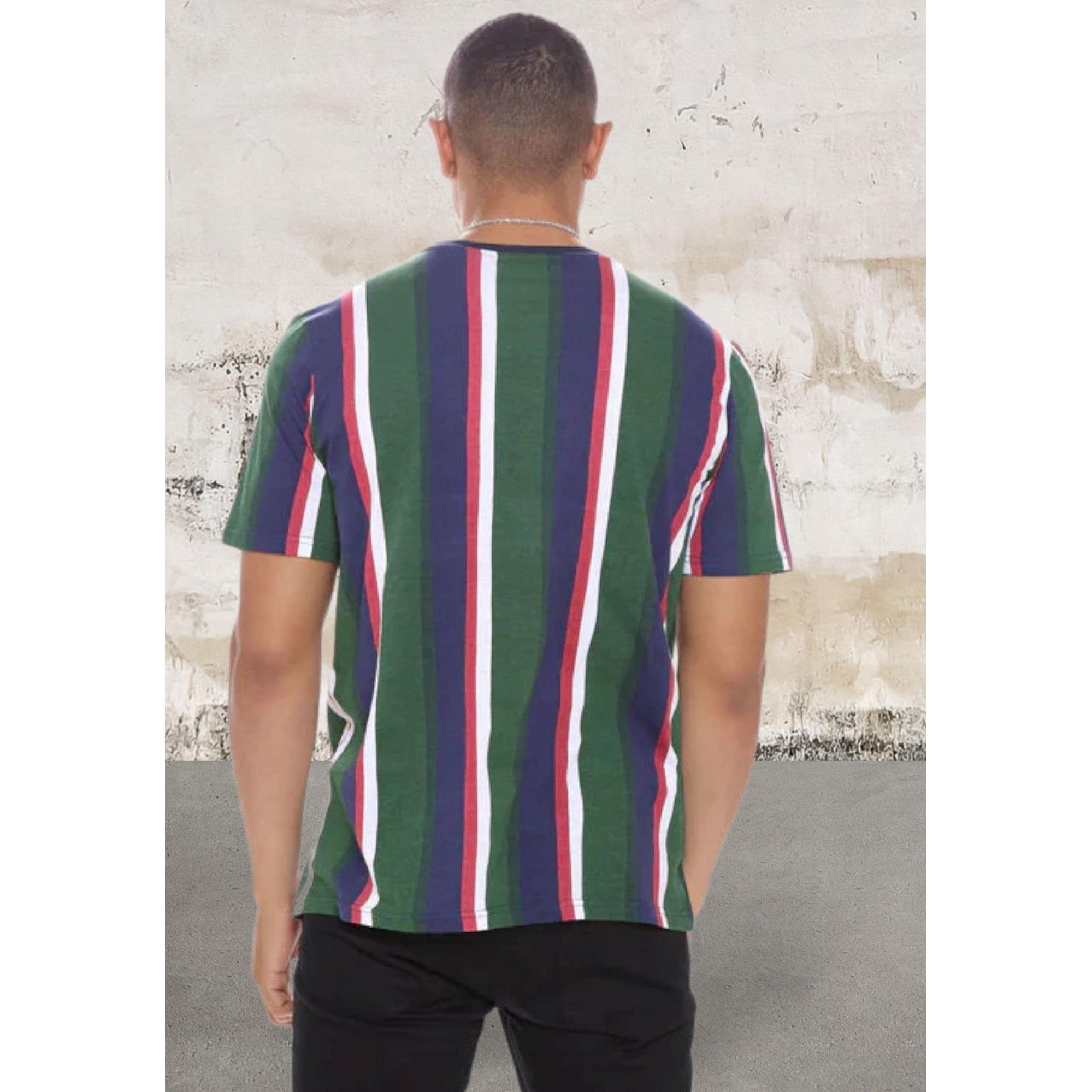 Men's short sleeve stripe top