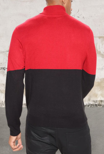 Men Long Sleeve Turtleneck Sweater