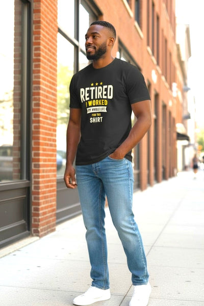 Short Sleeve Retired Graphic T-Shirt