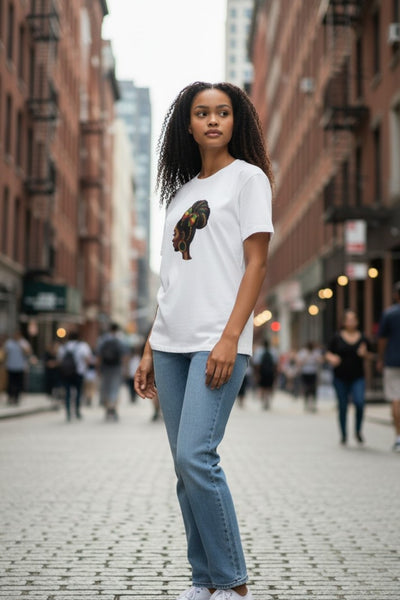 Girl With Braids Juneteenth Graphic T-Shirt