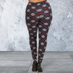 Plus Size Multi Color Knit Legging