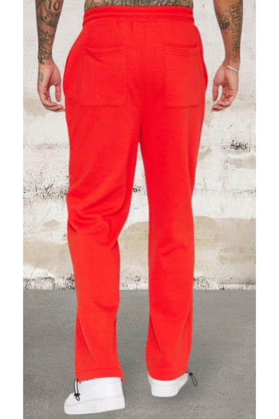 Men's Elastic Waist Zippers Sweatpant