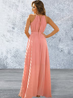 Sleeveless Tied Cutout Maxi Dress