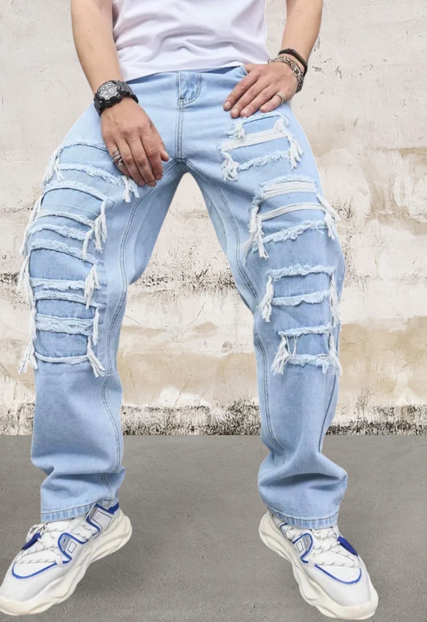 Mens Classic Straight Leg Jeans