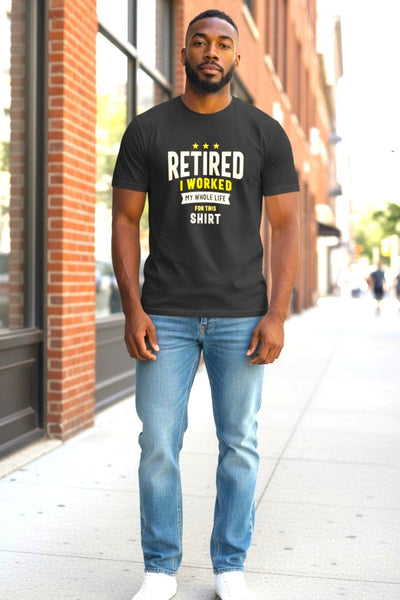 Short Sleeve Retired Graphic T-Shirt
