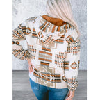 Beige Kangaroo Pocket Half Zip Hoodie