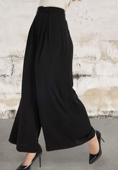 Women High Waist Wide Leg Long Pants