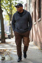 Men's 6 Pockets Elastic waist Cargo Sweatpants