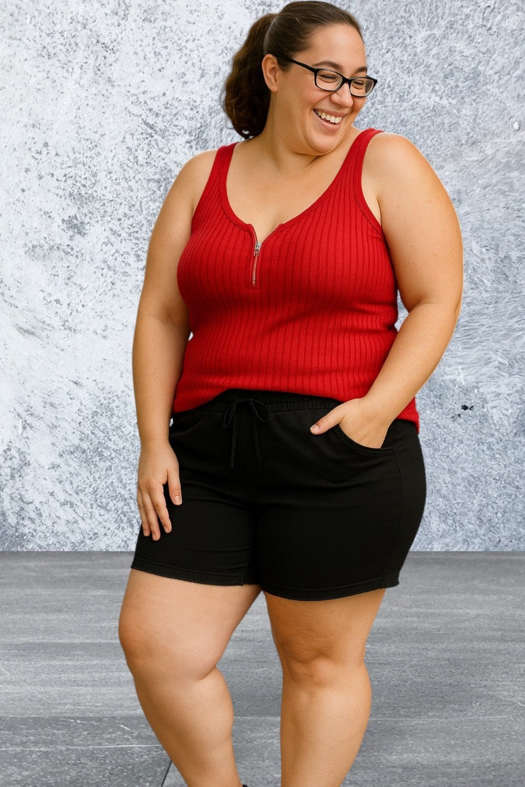 Zenana Seaside Full Size Linen Shorts