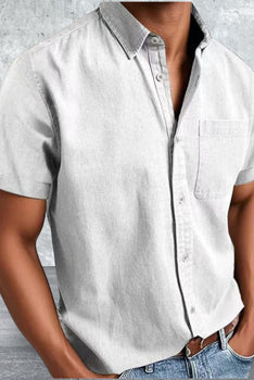 Men's Short Sleeve Button Down Summer Shirts