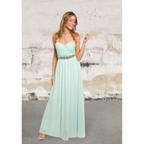 Sleeveless tube top fitted waist dress