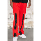 Men's Elastic Waist Zippers Sweatpant