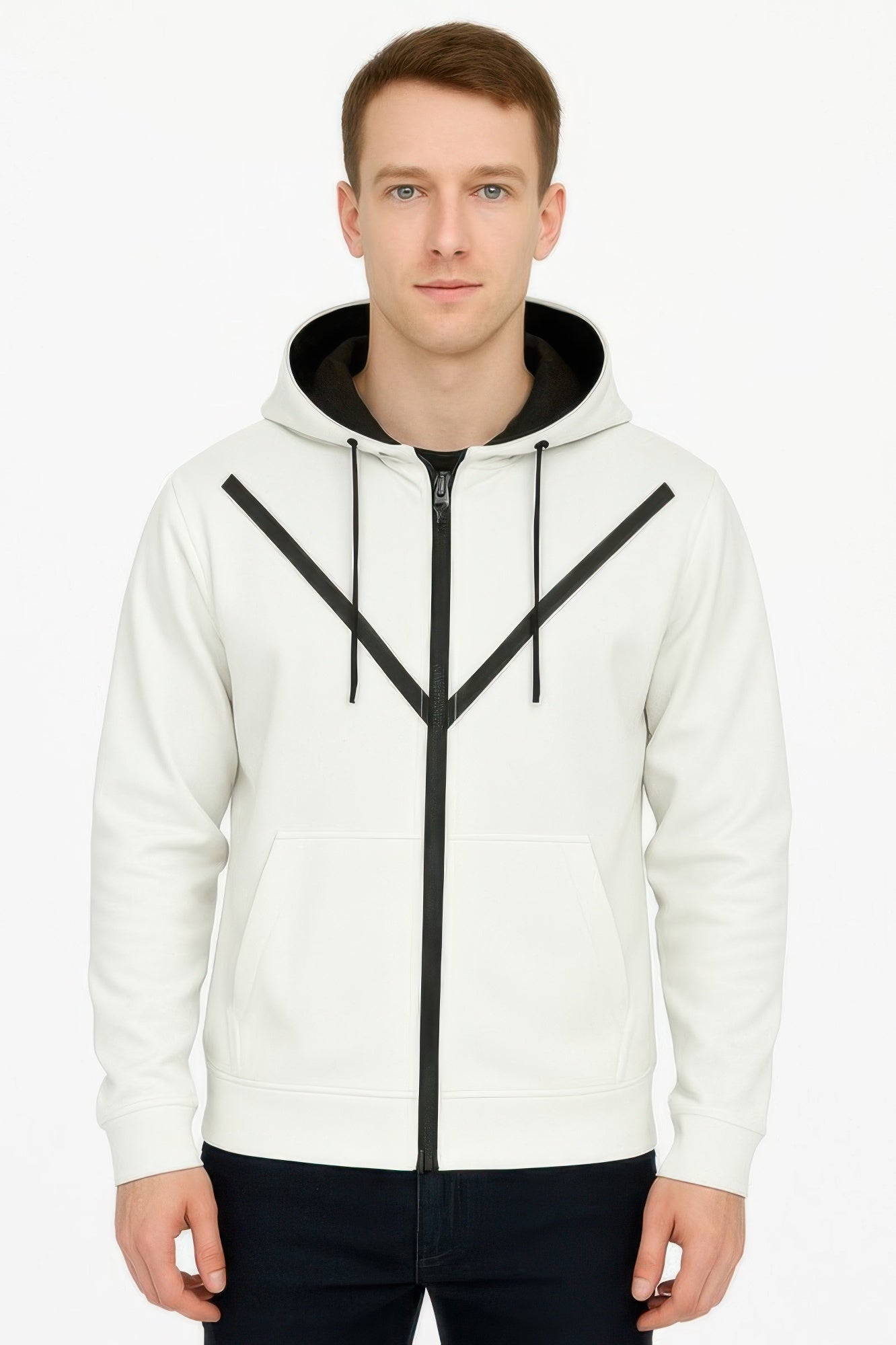 Men's Casual Full Zip Up Hoodie Sweatshirts