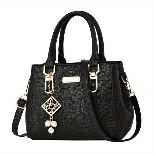 Crossbody Shoulder Bag with Zippered Phone Pocket Multiple Compartments