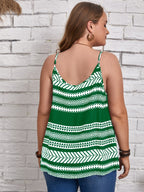 Plus Size Sleeveless Scoop Neck Cami Top