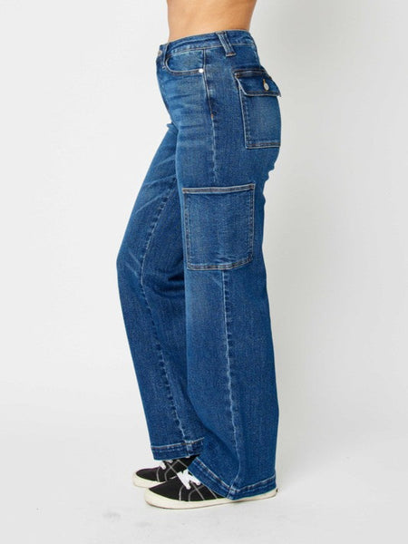 Judy Blue High Waist Cargo Jeans