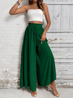 Women's Tied High Waist Wide Leg Pants