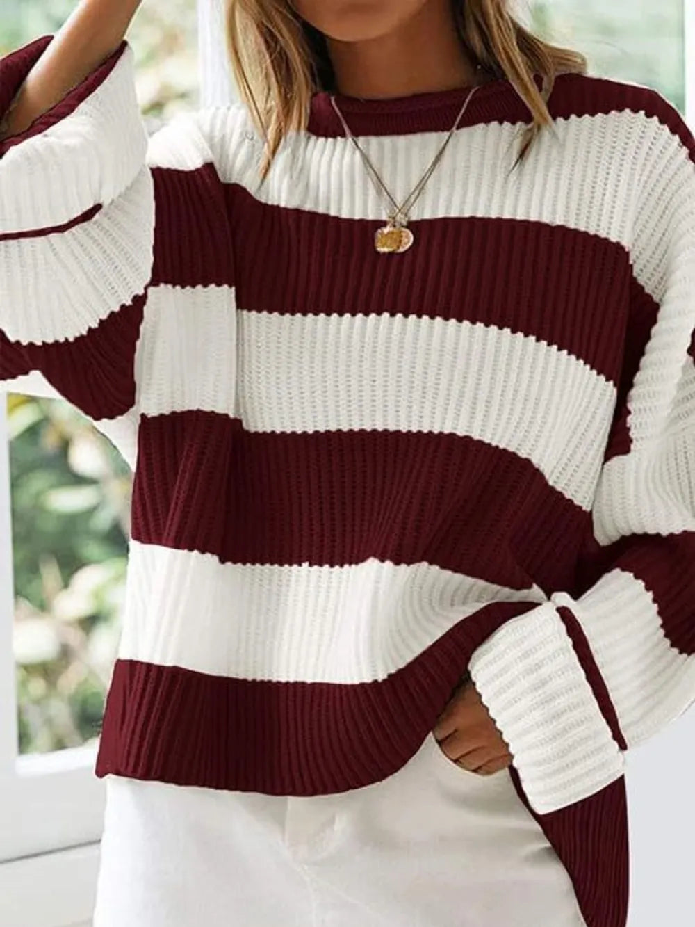 Long Sleeve Round Neck Sweater