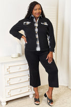Mandy Plaid Button Down Spring Jacket