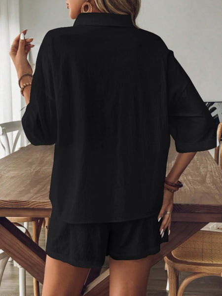 Women's Half Sleeve Shorts Set
