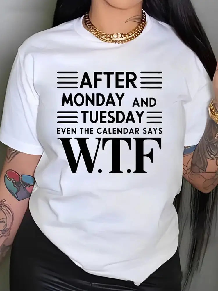 Women's Short Sleeve Round Neck T-Shirt