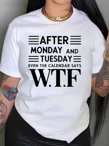 Women's Short Sleeve Round Neck T-Shirt