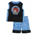 Boy's Sleeveless Screen Print Graphic 2 Piece Short Set