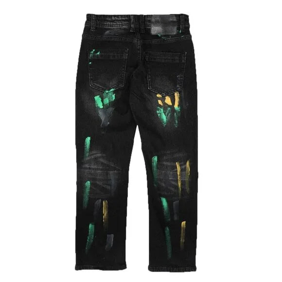 Boys All Over Multi Color Denim Jeans
