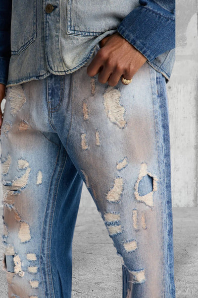Men's Denim Vintage Blue Jean