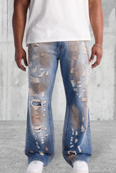 Men's Denim Vintage Blue Jean