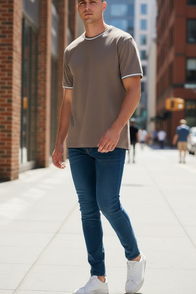 Men's Short Sleeve Interlock Crew Top