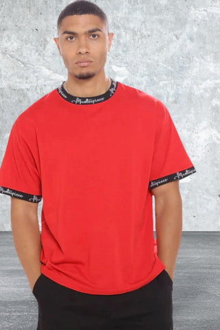 Short sleeve crew neck top