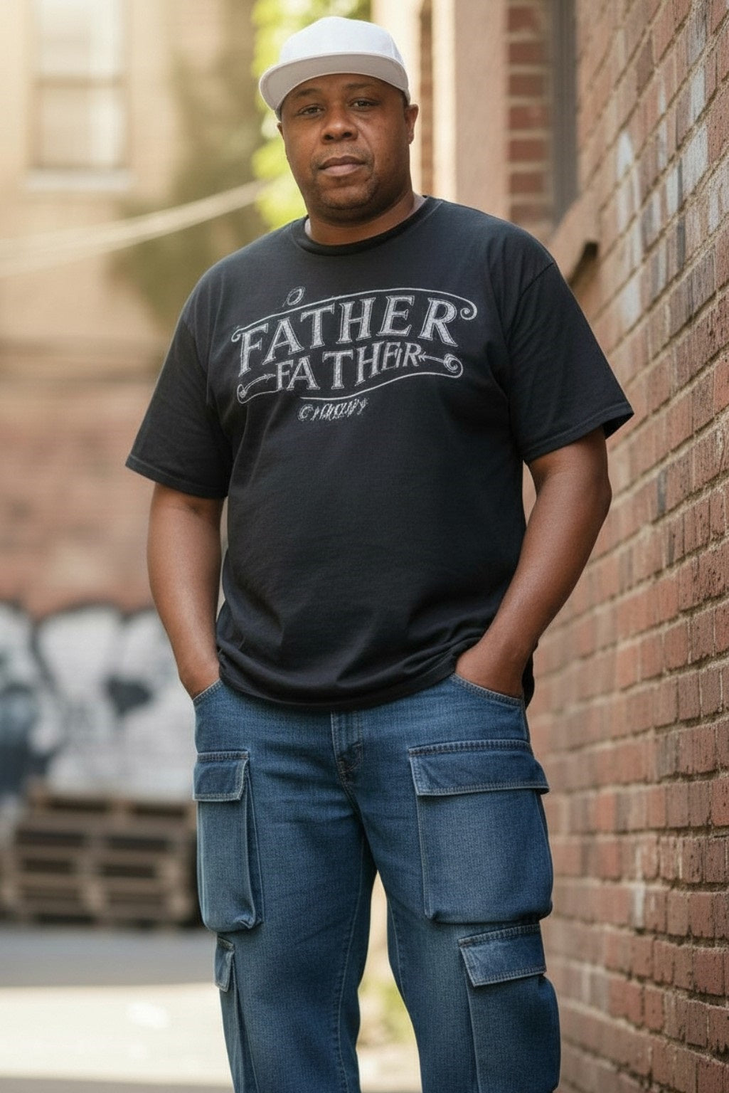 Men's loose Fit Cargo Jeans