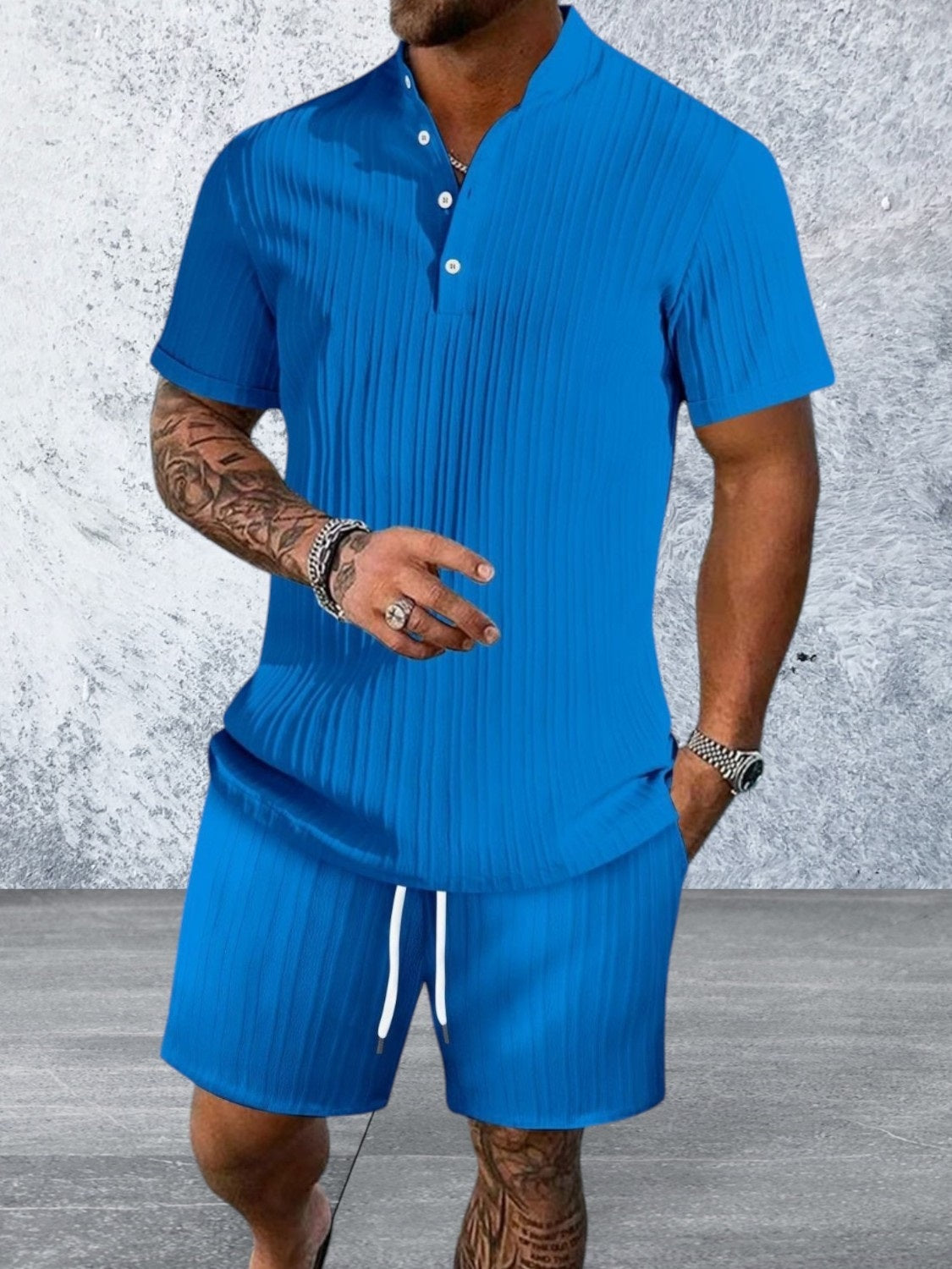 Men's Summer 2-Piece Short Set
