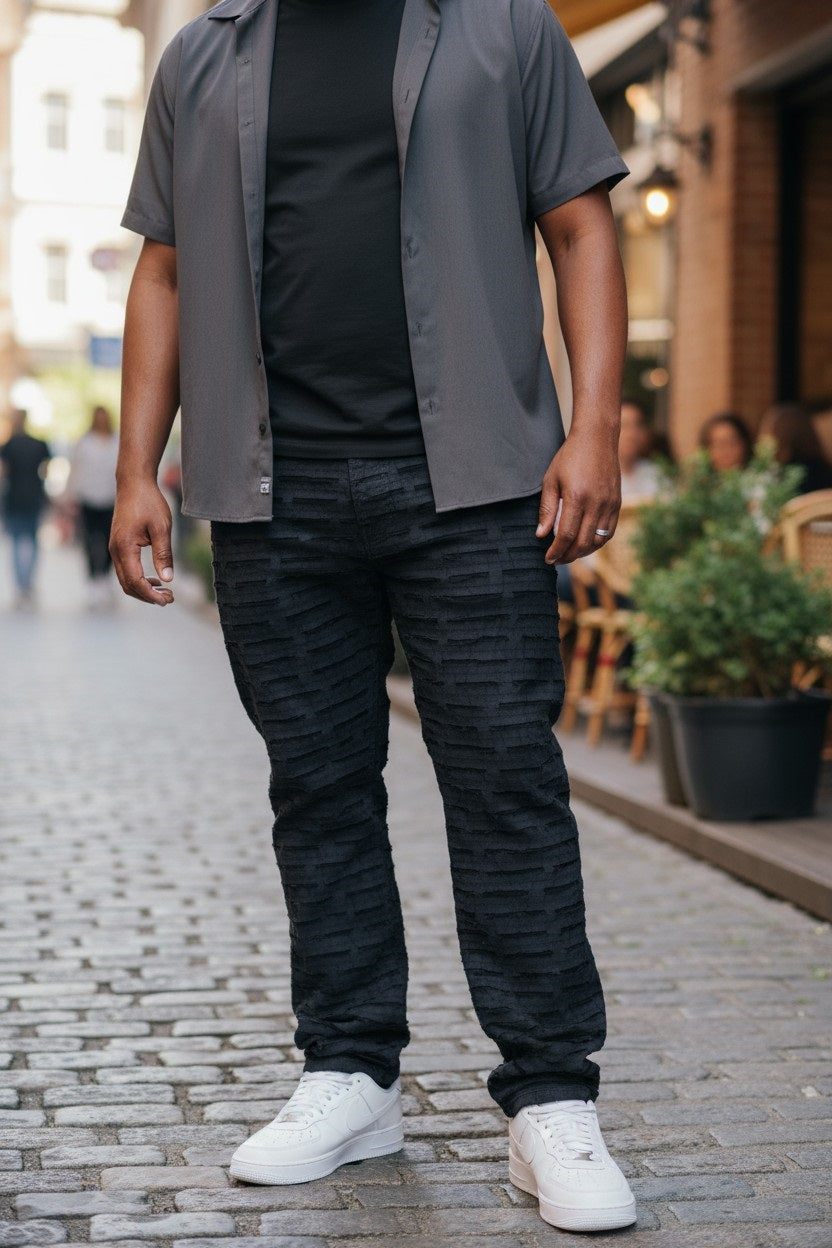 Men's Slim Fit Stretch Khaki Jeans