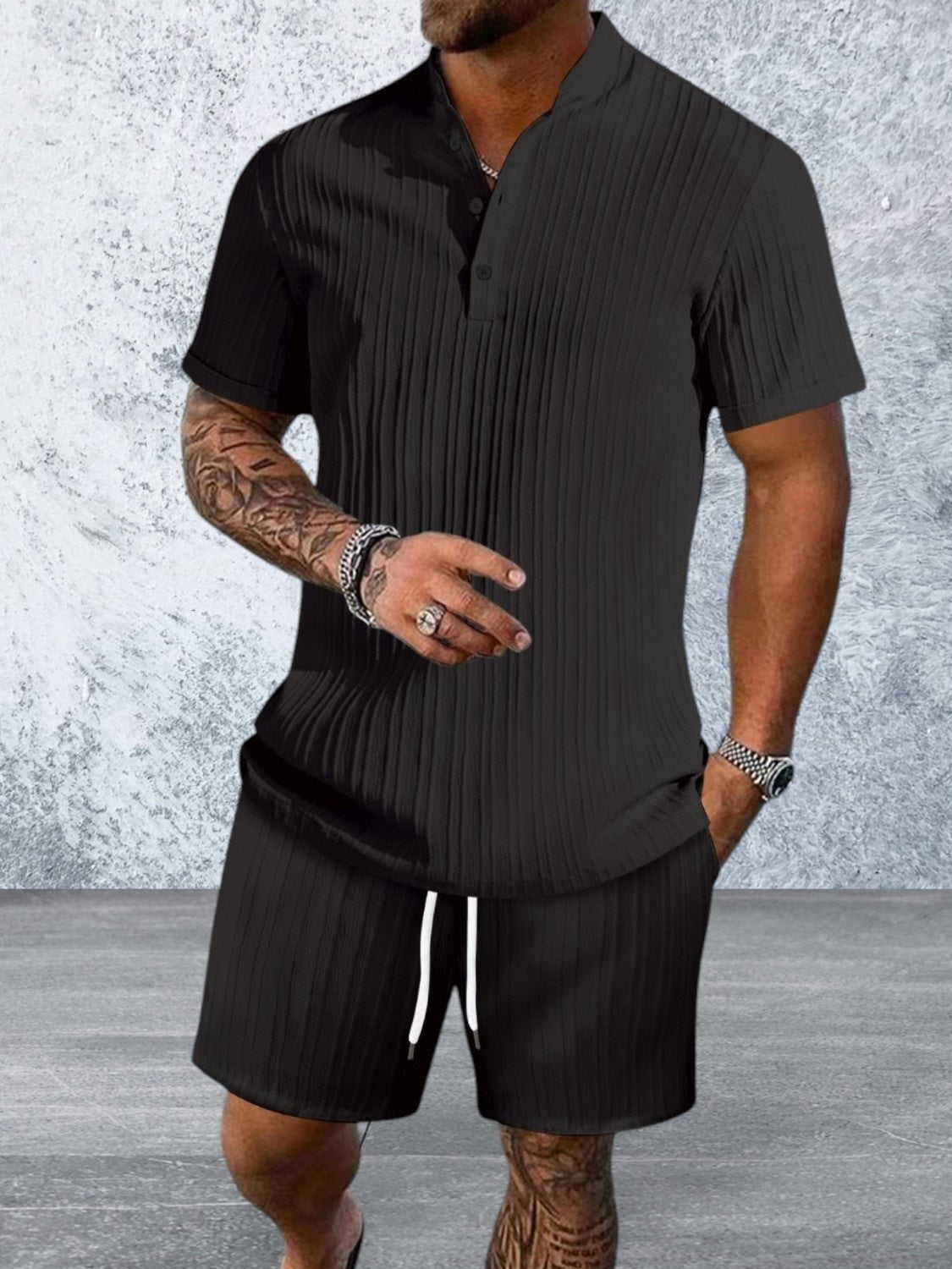 Men's Summer 2-Piece Short Set